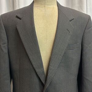 Givenchy Monsieur Multi Color Diamond Woven Blazer Size 42L C40